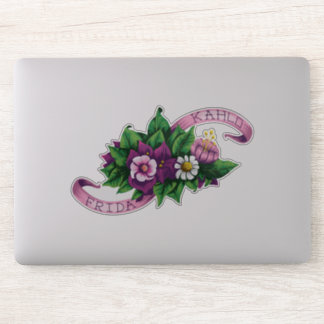 Frida Kahlo | Paarse Floral Bouquet Sticker