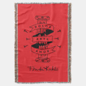 Frida Kahlo | Pain Art Love Deken (Voorkant Verticaal)