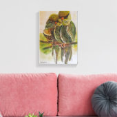 Frida Kahlo Painted Birds Canvas Afdruk (Insitu (Woonkamer))
