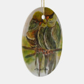 Frida Kahlo Painted Birds Keramisch Ornament (Rechts)