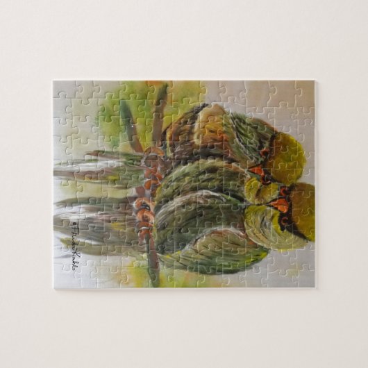 Frida Kahlo Painted Birds Legpuzzel (Horizontaal)