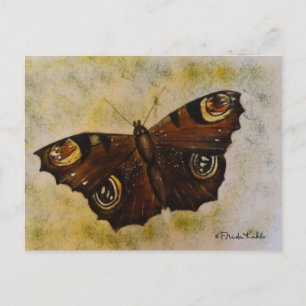 Frida Kahlo Painted Butterfly Briefkaart