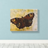Frida Kahlo Painted Butterfly Canvas Afdruk (Insitu (Houten vloer))