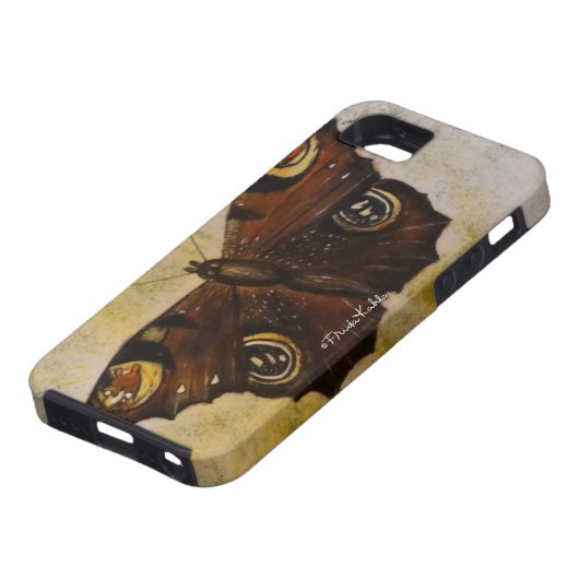 Frida Kahlo Painted Butterfly Case-Mate iPhone Case (Onderkant)