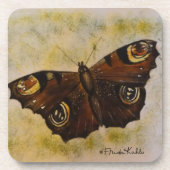 Frida Kahlo Painted Butterfly Drankjes Onderzetter (Voorkant)