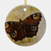 Frida Kahlo Painted Butterfly Keramisch Ornament (Voorkant)