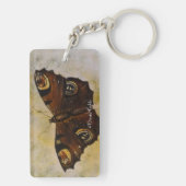 Frida Kahlo Painted Butterfly Sleutelhanger (achterkant)
