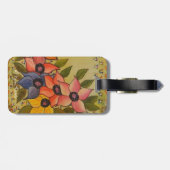 Frida Kahlo Painted Flores Bagagelabel (Achterkant horizontaal)