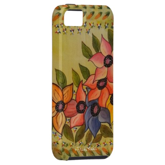 Frida Kahlo Painted Flores Case-Mate iPhone Case (Back/Rechts)