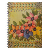 Frida Kahlo Painted Flores Notitieboek (Voorkant)
