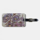 Frida Kahlo Painted Flowers Bagagelabel (Achterkant horizontaal)