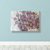 Frida Kahlo Painted Flowers Canvas Afdruk (Insitu (Houten vloer))