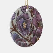 Frida Kahlo Painted Flowers Keramisch Ornament (Rechts)