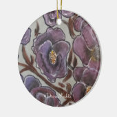 Frida Kahlo Painted Flowers Keramisch Ornament (Links)