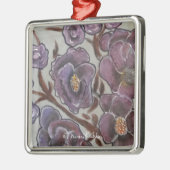 Frida Kahlo Painted Flowers Metalen Ornament (Links)
