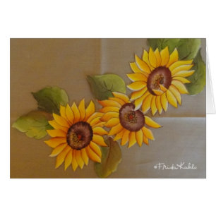 Frida Kahlo Painted Sunflower