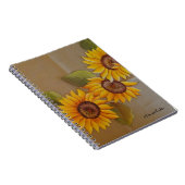 Frida Kahlo Painted Sunflower Notitieboek (Rechterzijde)