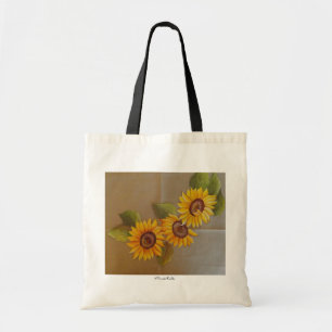 Frida Kahlo Painted Sunflower Tote Bag