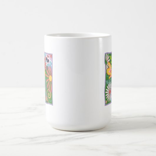 Frida Kahlo Parrot Graphic Koffiemok (Center)