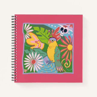 Frida Kahlo Parrot Graphic Notitieboek