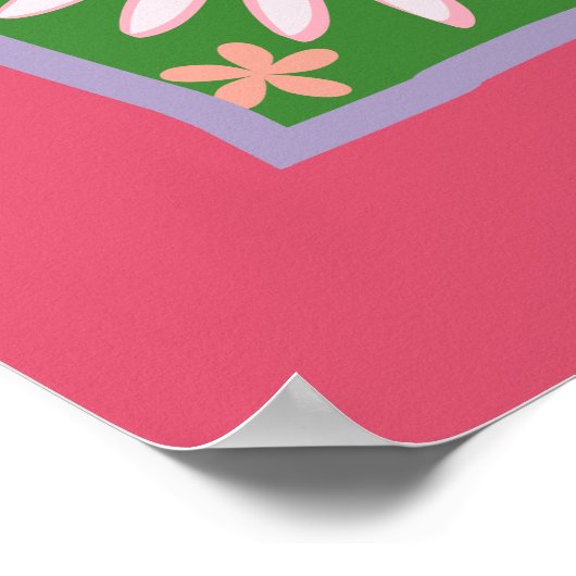 Frida Kahlo Parrot Graphic Poster (Hoek)