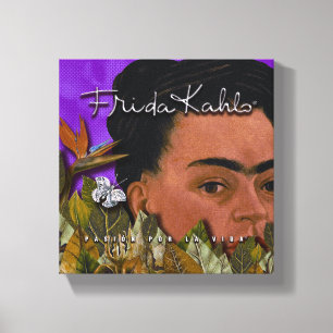 Frida Kahlo Pasion Por La Vida Canvas Afdruk