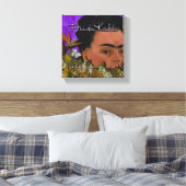 Frida Kahlo Pasion Por La Vida Canvas Afdruk (Insitu (Slaapkamer))