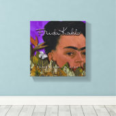 Frida Kahlo Pasion Por La Vida Canvas Afdruk (Insitu (Houten vloer))