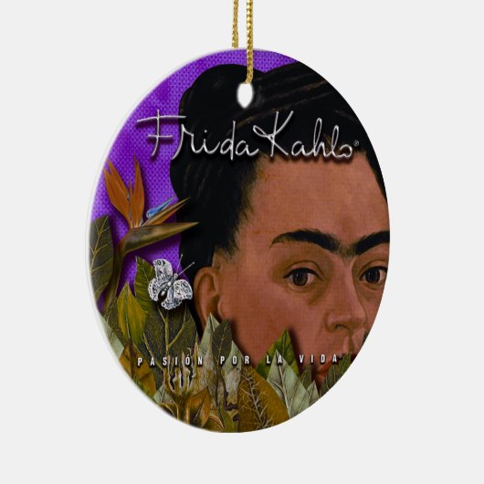 Frida Kahlo Pasion Por La Vida Keramisch Ornament (Rechts)