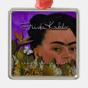 Frida Kahlo Pasion Por La Vida Metalen Ornament