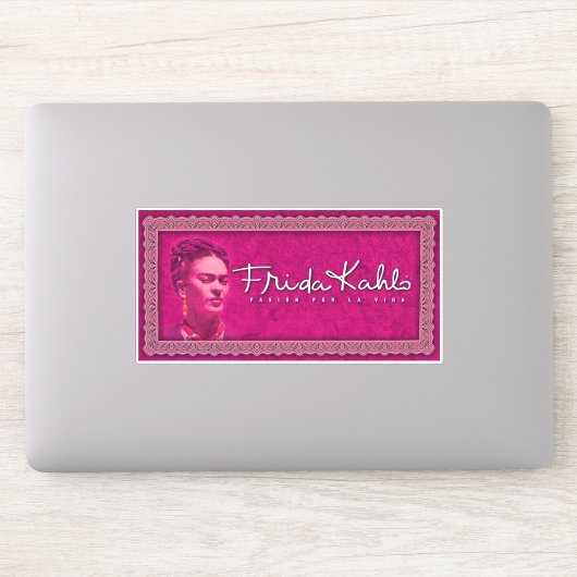 Frida Kahlo Pasion Por La Vida Sticker (Computer)