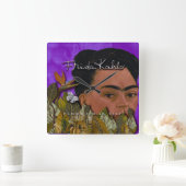 Frida Kahlo Pasion Por La Vida Vierkante Klok (Huis)