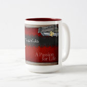 Frida Kahlo - Passion for Life Tweekleurige Koffiemok (Voorkant rechts)