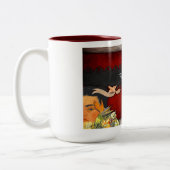 Frida Kahlo - Passion for Life Tweekleurige Koffiemok (Links)