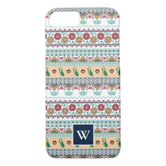 Frida Kahlo | Patrón de Colores Case-Mate iPhone Case (Achterkant)