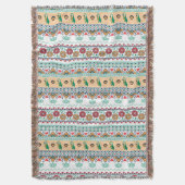 Frida Kahlo | Patrón de Colores Deken (Voorkant Verticaal)