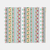 Frida Kahlo | Patrón de Colores Fleece Deken (Voorkant (Horizontaal))