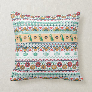 Frida Kahlo   Patrón de Colores Kussen