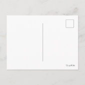 Frida Kahlo | Patroon rood en gouden Roos Briefkaart (Achterkant)