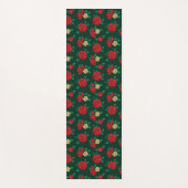 Frida Kahlo | Patroon rood en gouden Roos Yogamat (Voorkant)