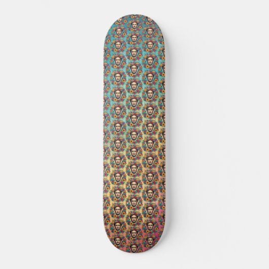 Frida Kahlo Persoonlijk Skateboard (Voorkant)