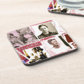 Frida Kahlo Photo Montage Bier Onderzetter (Linkerzijde)