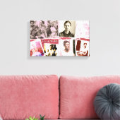 Frida Kahlo Photo Montage Canvas Afdruk (Insitu (Woonkamer))