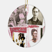 Frida Kahlo Photo Montage Keramisch Ornament (Links)