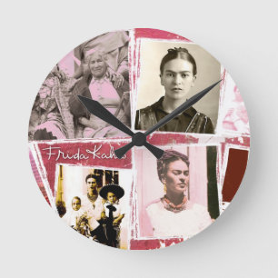 Frida Kahlo Photo Montage Ronde Klok