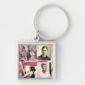 Frida Kahlo Photo Montage Sleutelhanger (Voorkant)