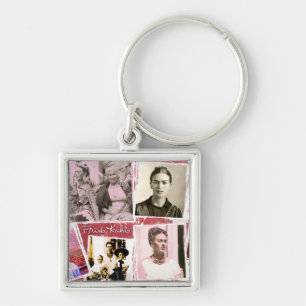 Frida Kahlo Photo Montage Sleutelhanger