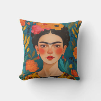 Frida Kahlo Pillow, Cushion, Frida Decor Kussen