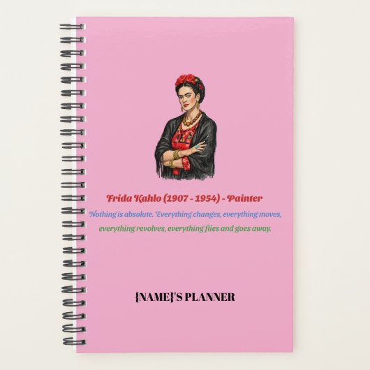 Frida Kahlo Planner (Voorkant)