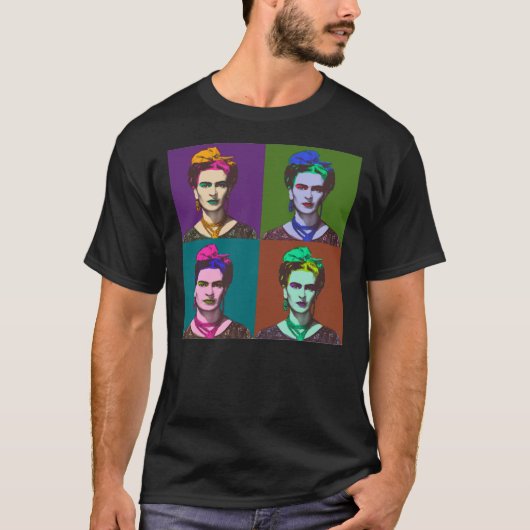 Frida Kahlo Pop Art Classic T-Shirt (Voorkant)